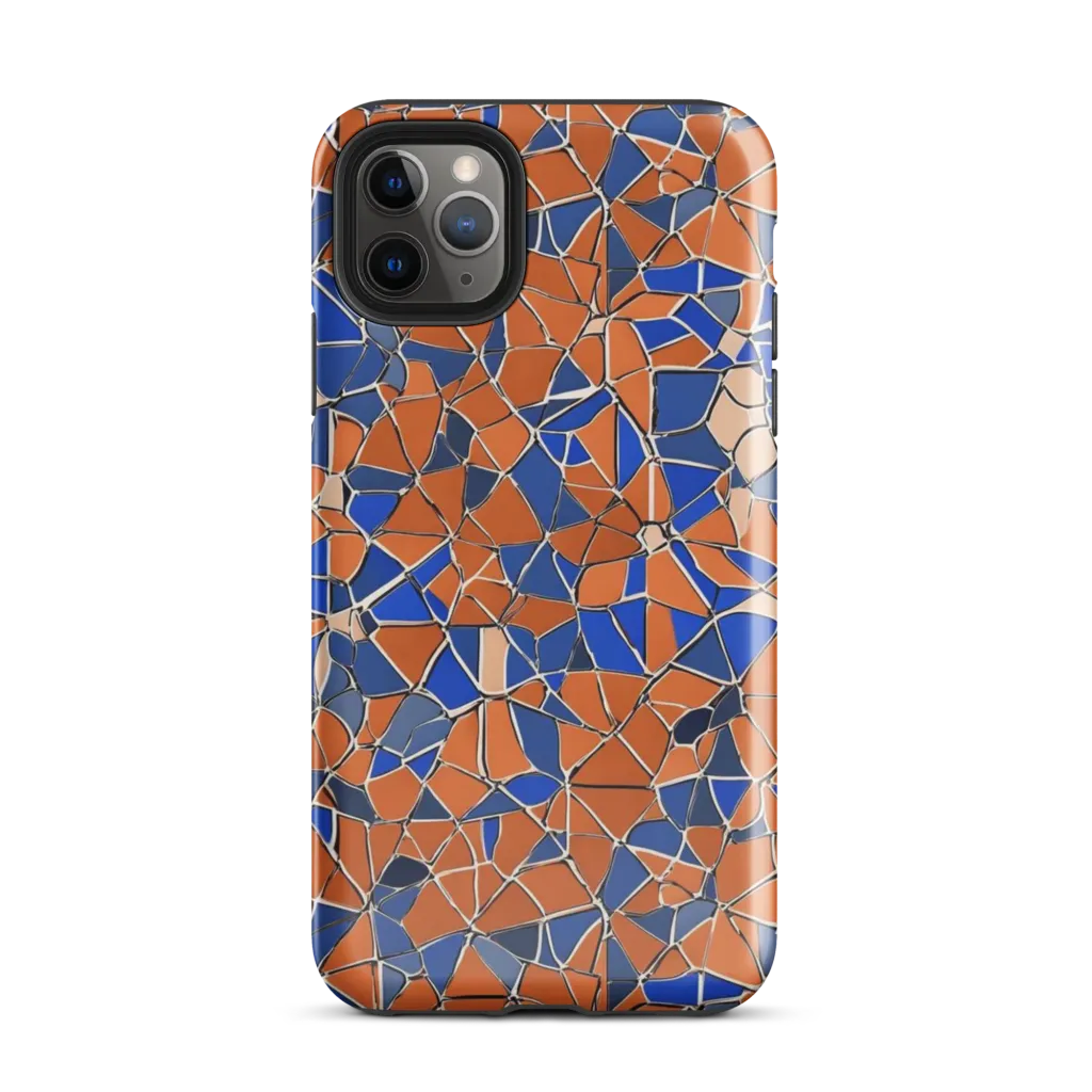 Cobalt Fissure on Tough Case for iPhone® — Front