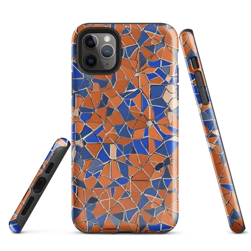 Cobalt Fissure on a Tough Case for iPhone®