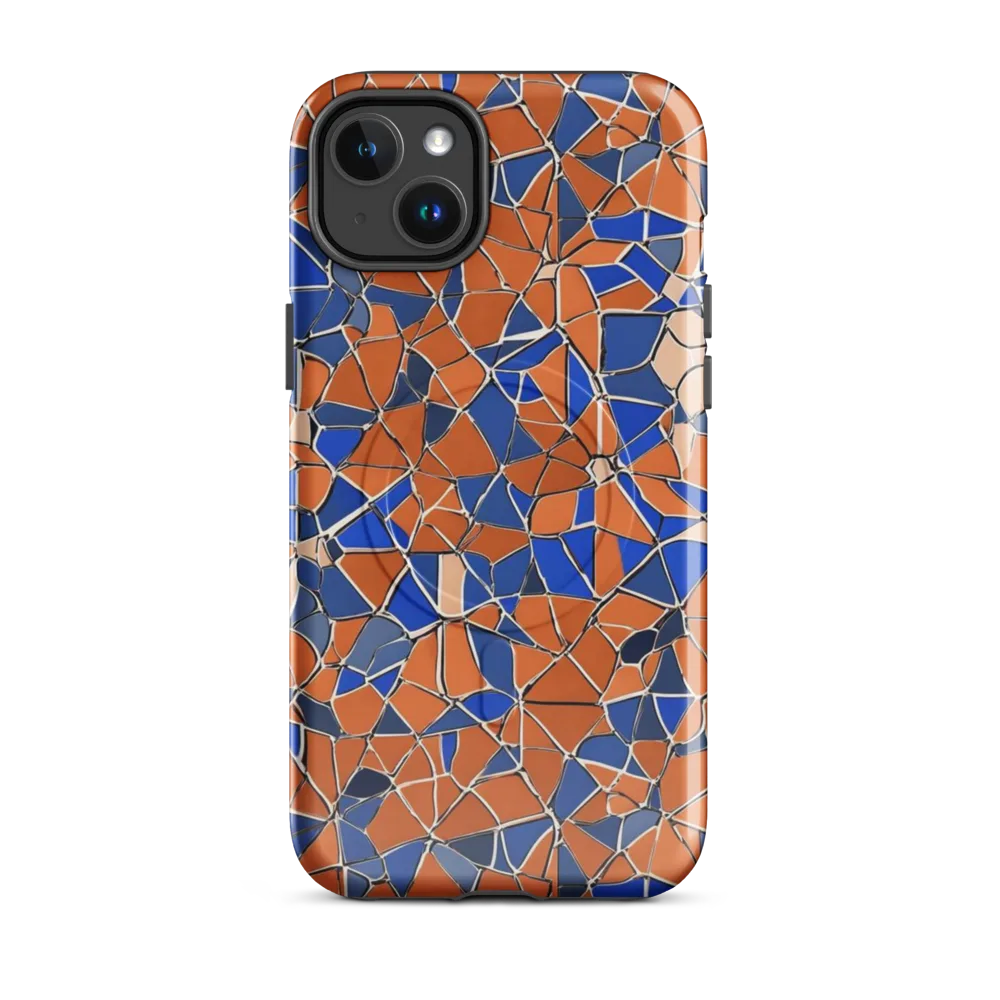 Cobalt Fissure on MagSafe Tough Case for iPhone® — Front
