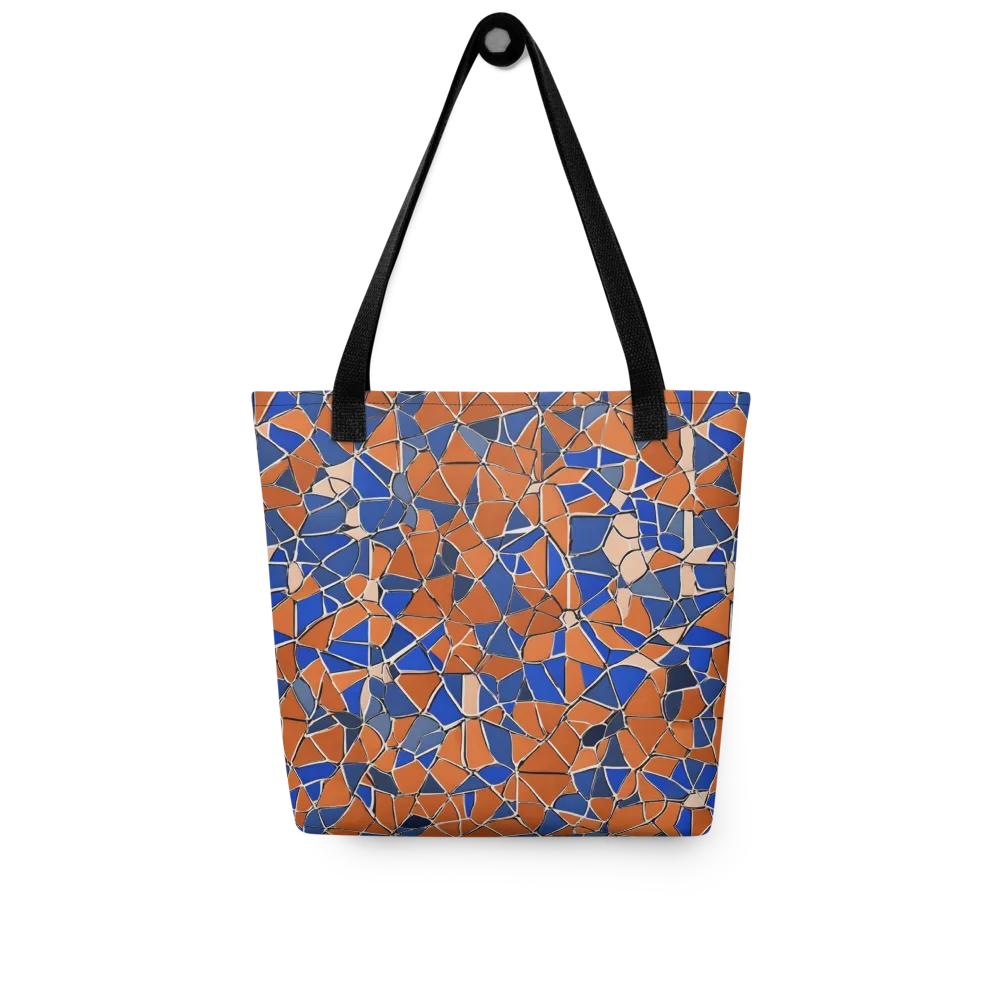Cobalt Fissure on Tote Bag — Front