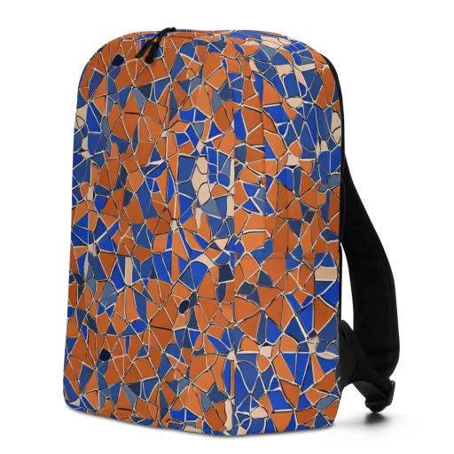 Cobalt Fissure on a Minimalist Backpack