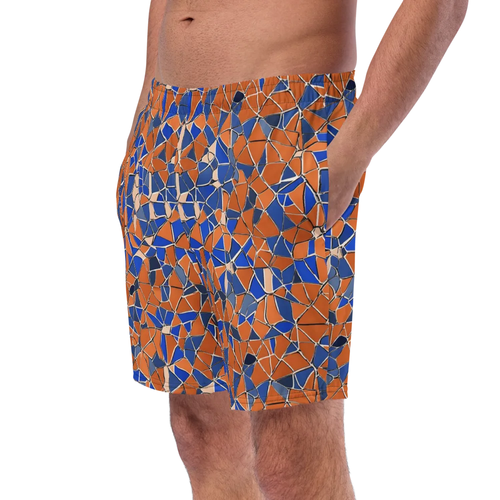 Cobalt Fissure on Swim Trunks — Left Front