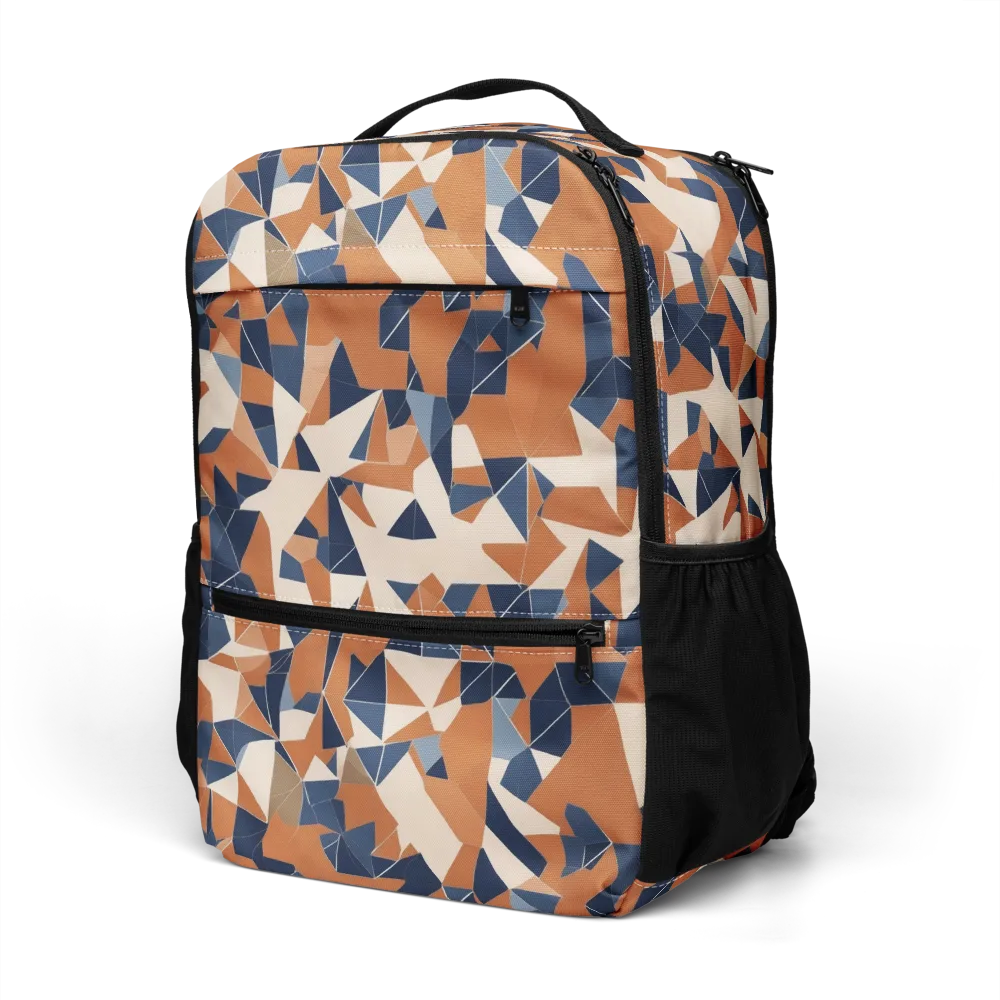 Ochre Parallax on Utility Backpack — Left Front