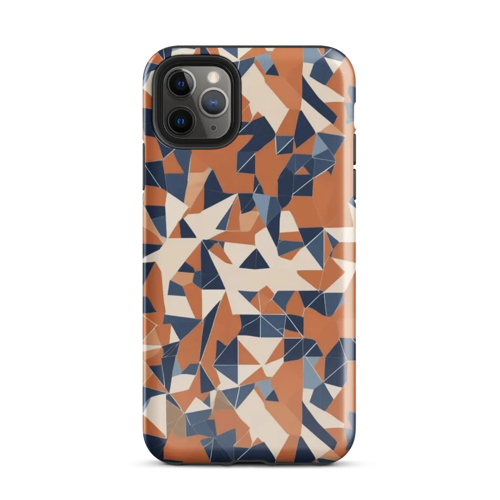 Ochre Parallax on Tough Case for iPhone® — Front