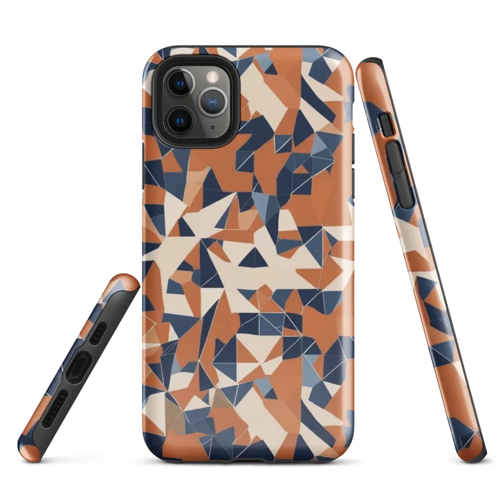 Ochre Parallax on Tough Case for iPhone® — Front