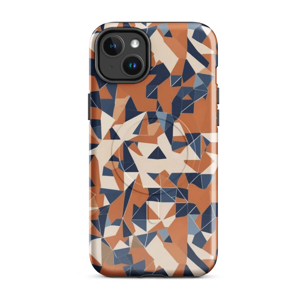 Ochre Parallax on MagSafe Tough Case for iPhone® — Front