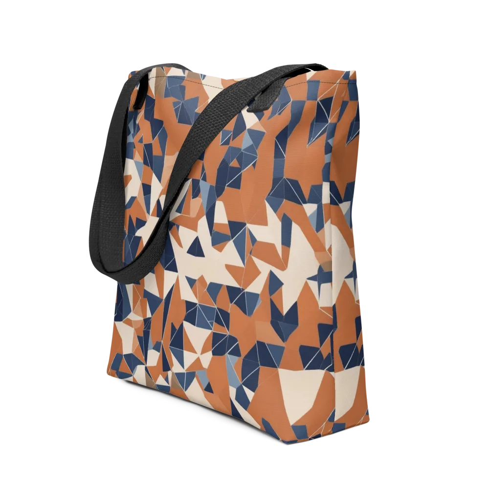 Ochre Parallax on Tote Bag — Front