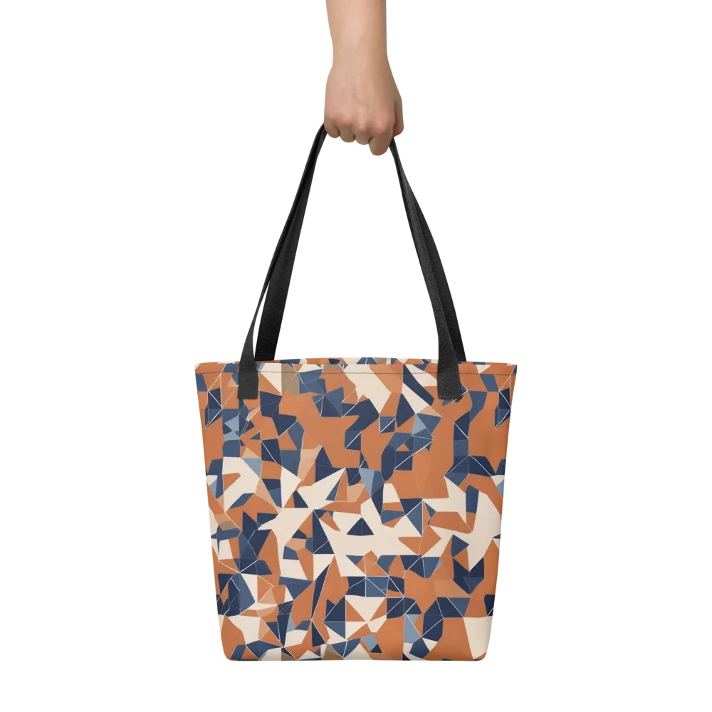 Ochre Parallax on Tote Bag — Front