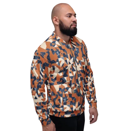 Ochre Parallax on a Bomber Jacket