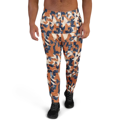 Ochre Parallax on a Men's Joggers