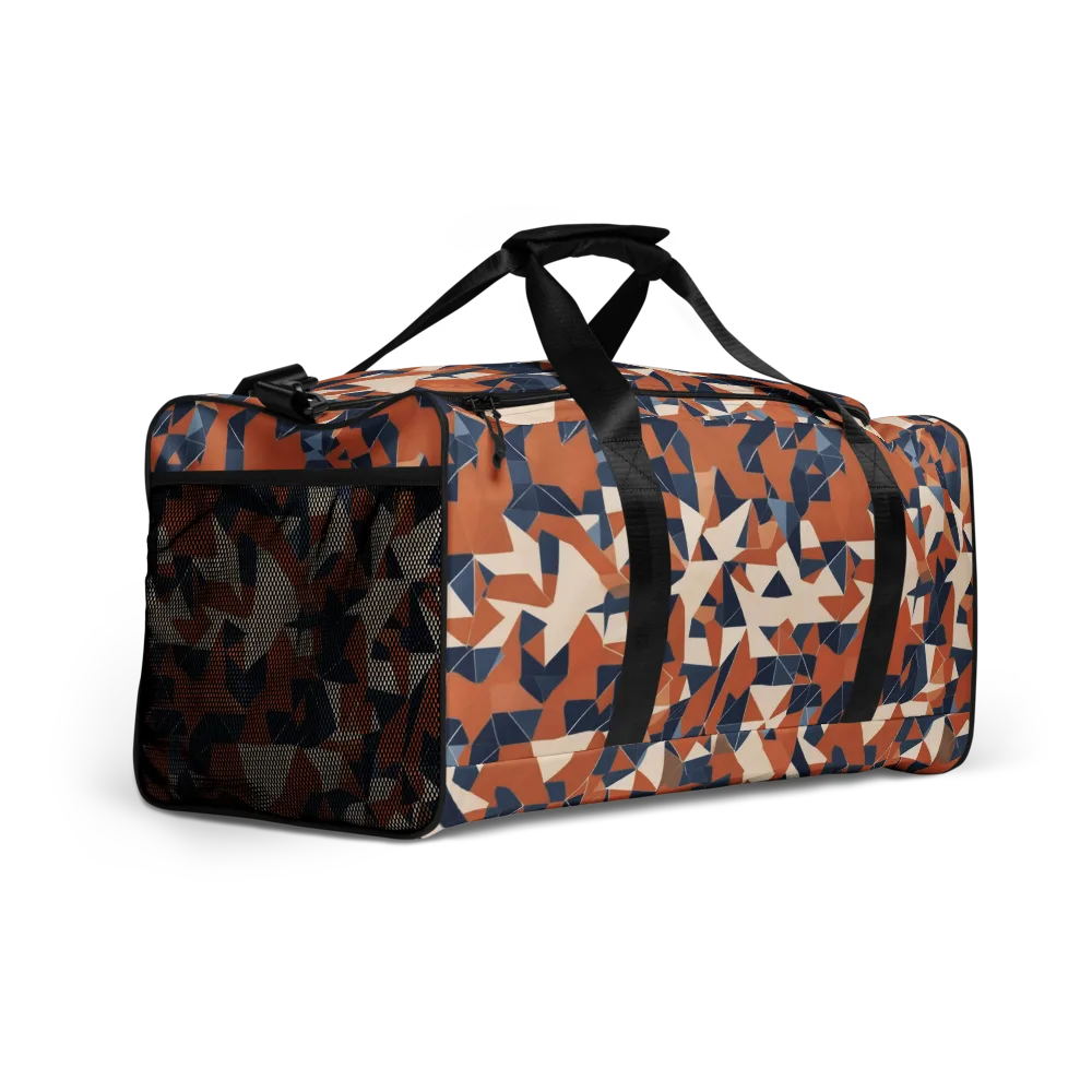 Ochre Parallax on Duffle Bag — Right Front