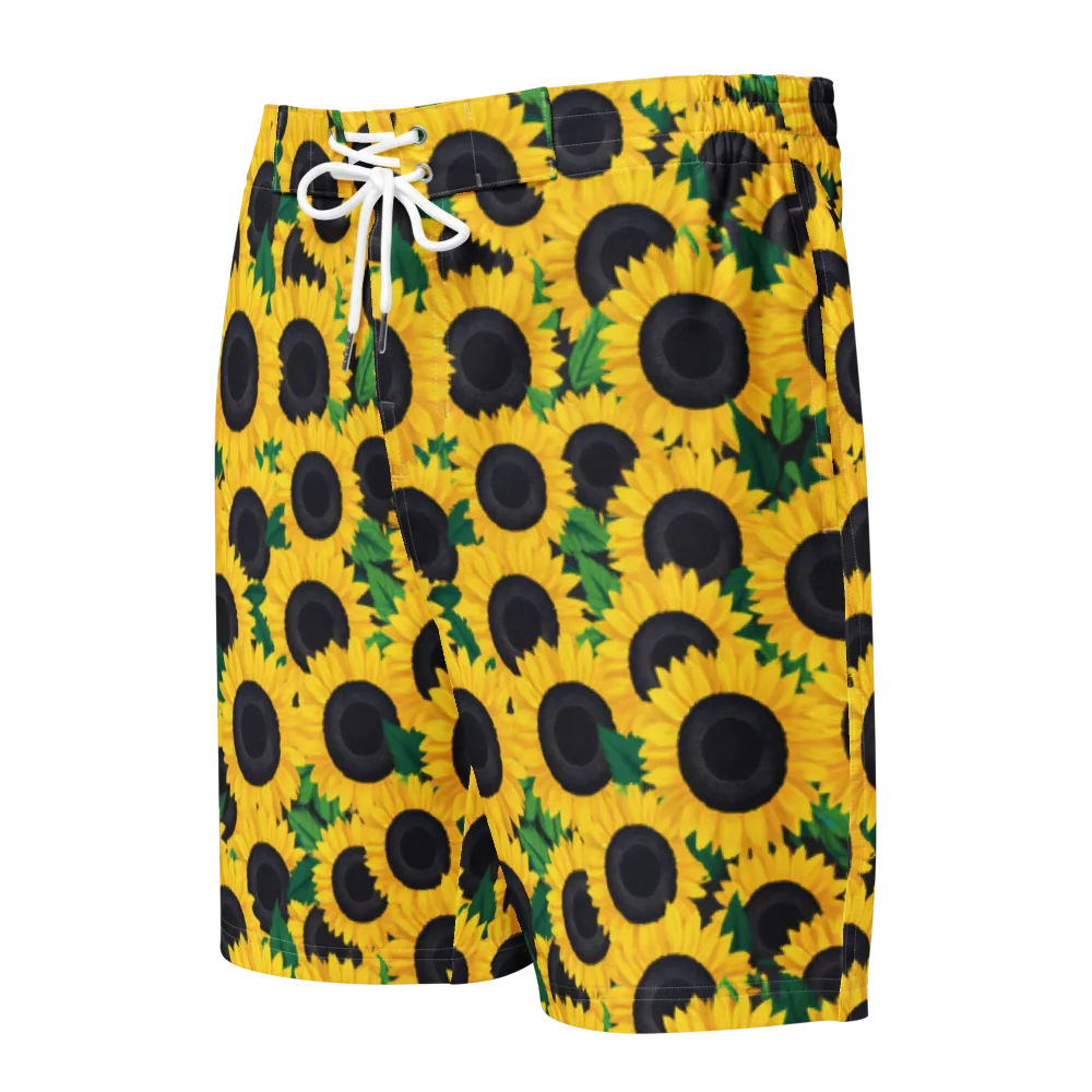 Sunlit Abundance on Men's Board Shorts — Front