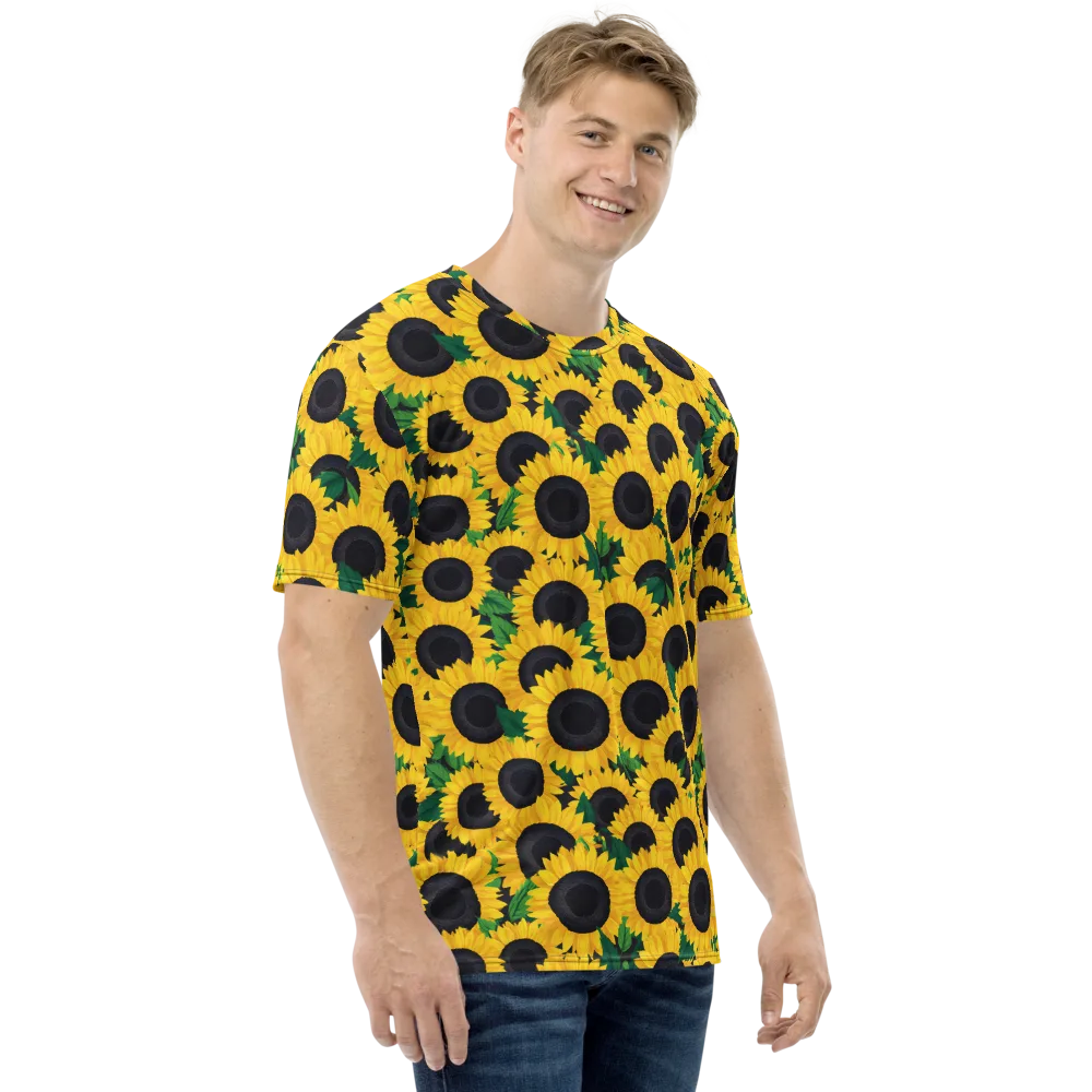Sunlit Abundance on Men's Crew Neck T-Shirt — Right