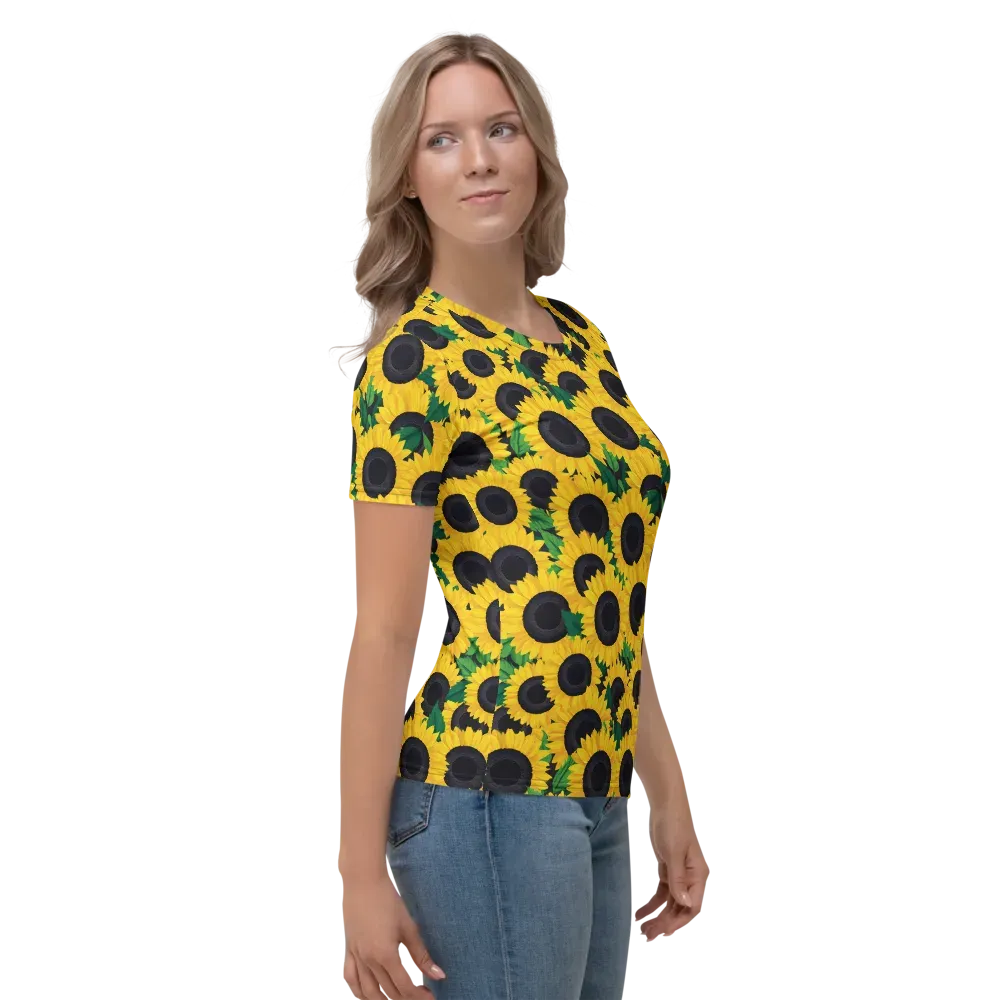 Sunlit Abundance on Women's Crew Neck T-Shirt — Right