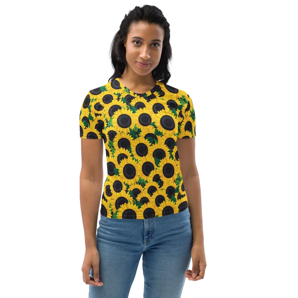 Sunlit Abundance on Women's Crew Neck T-Shirt — Front