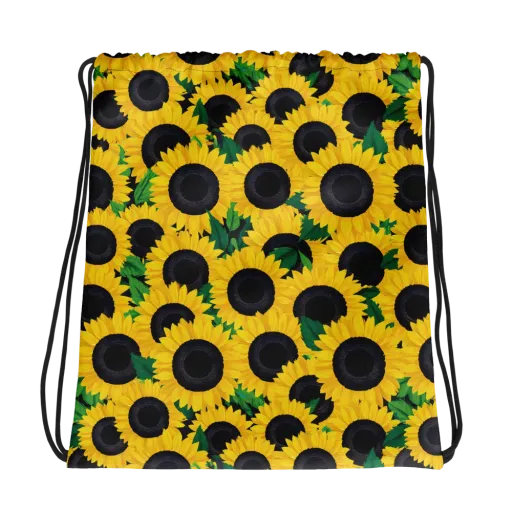 Sunlit Abundance on a Drawstring Bag