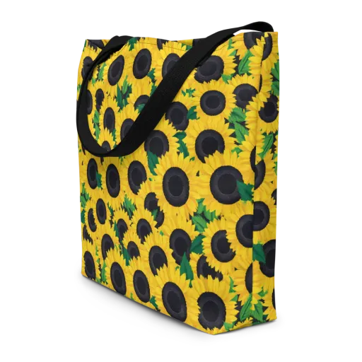 Sunlit Abundance on a Large Tote Bag W/ Pocket