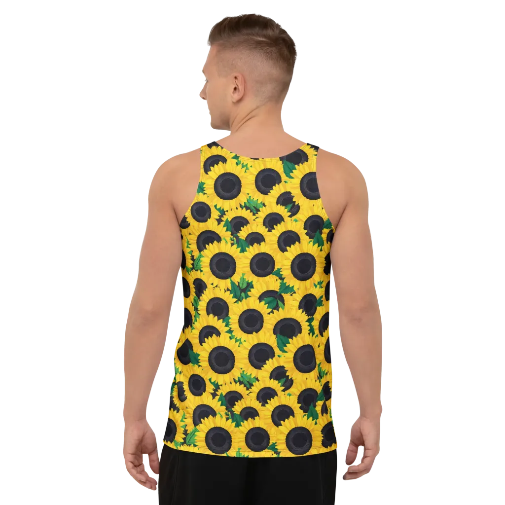 Sunlit Abundance on Men's Tank Top — Back