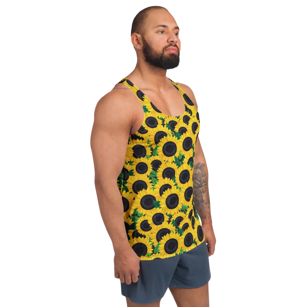Sunlit Abundance on Men's Tank Top — Right Front