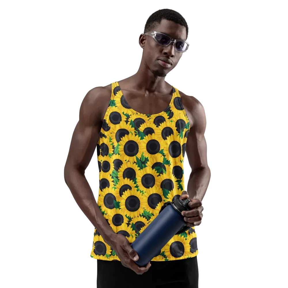 Sunlit Abundance on Men's Tank Top — Front