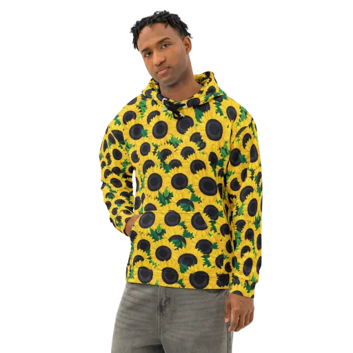 Sunlit Abundance on a Cotton Hoodie