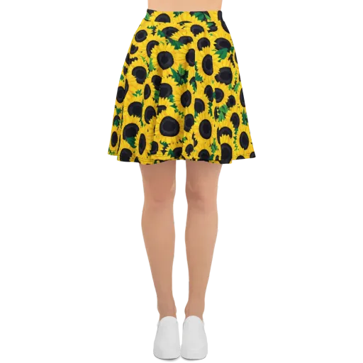Sunlit Abundance on a Skater Skirt