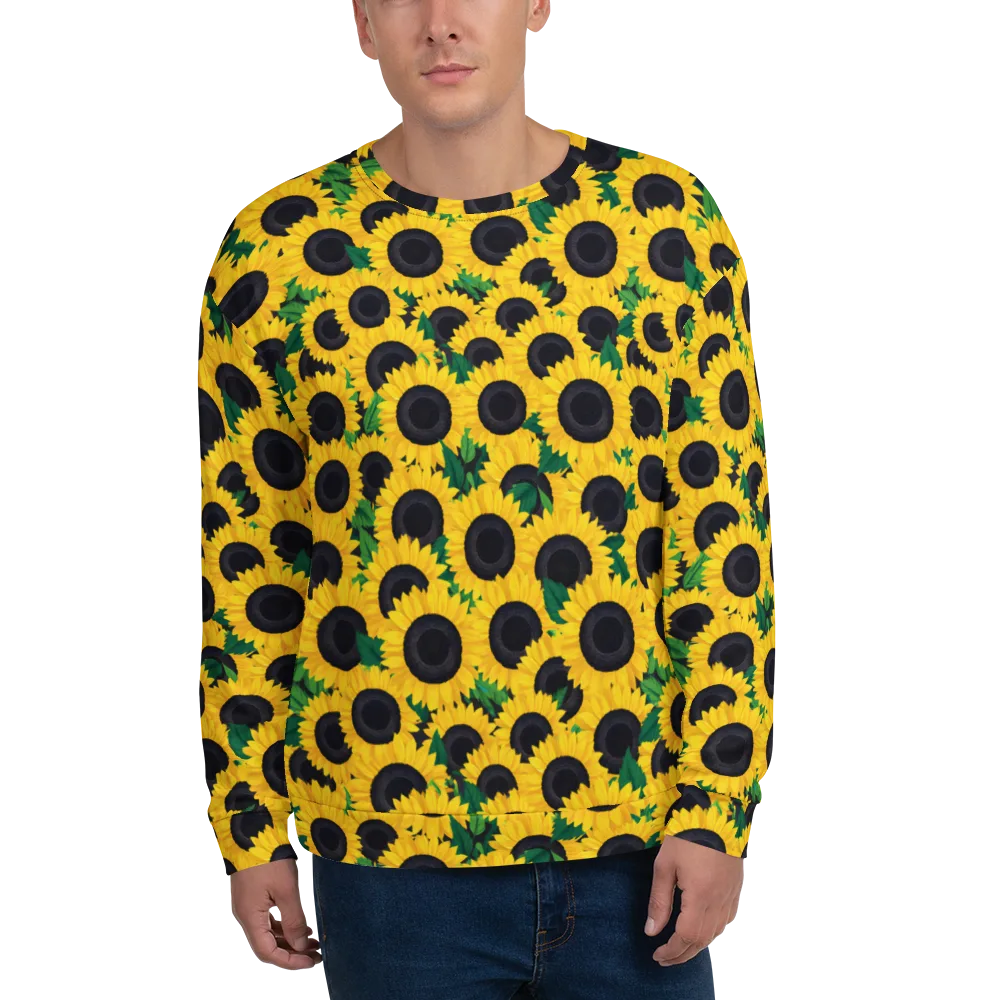 Sunlit Abundance on Sweatshirt — Front