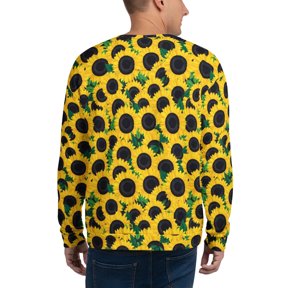 Sunlit Abundance on Sweatshirt — Back