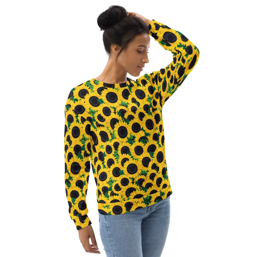 Sunlit Abundance on Sweatshirt — Right Front