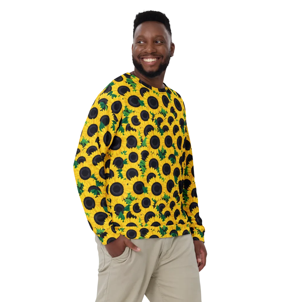 Sunlit Abundance on Sweatshirt — Front