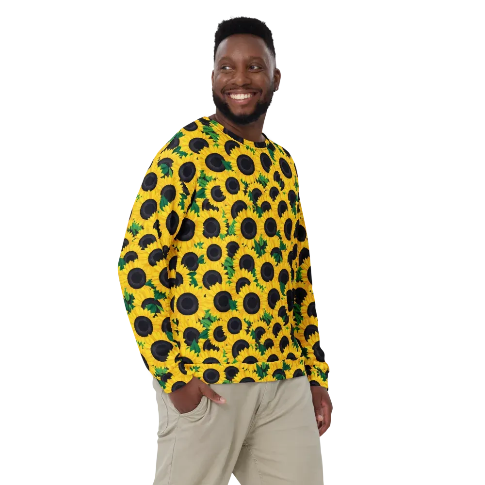 Sunlit Abundance on Sweatshirt — Front