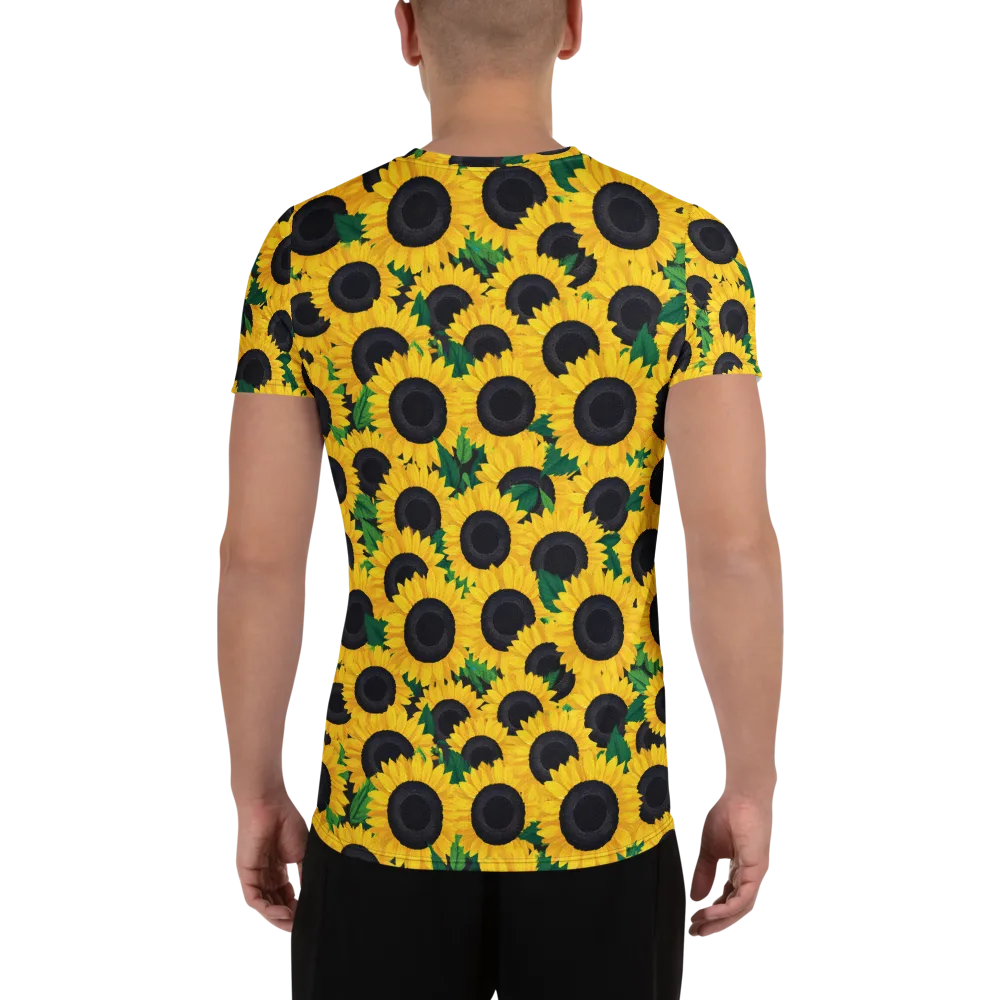 Sunlit Abundance on Men's Athletic T-Shirt — Back