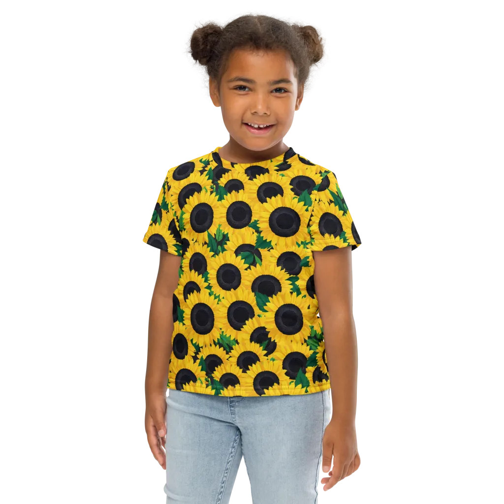 Sunlit Abundance on Kids Crew Neck T-Shirt — Front