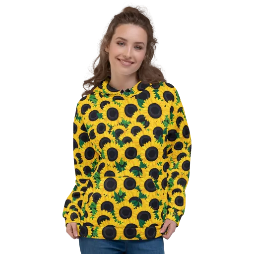 Sunlit Abundance on a Hoodie