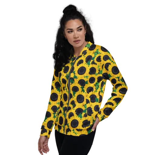 Sunlit Abundance on a Bomber Jacket