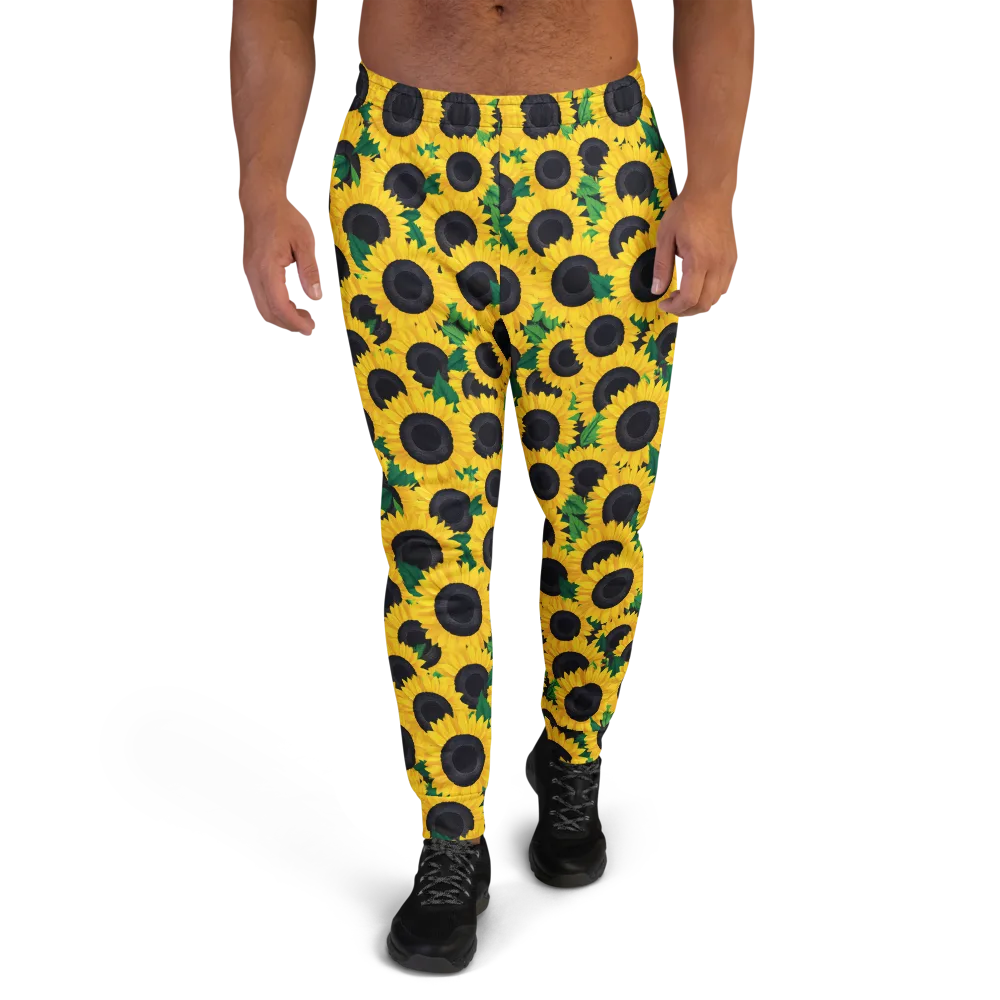 Sunlit Abundance on Men's Joggers — Front