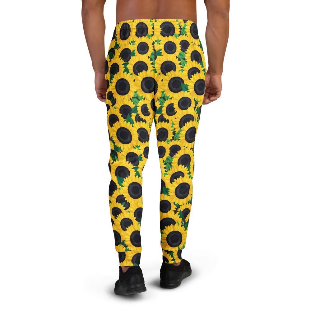 Sunlit Abundance on Men's Joggers — Back