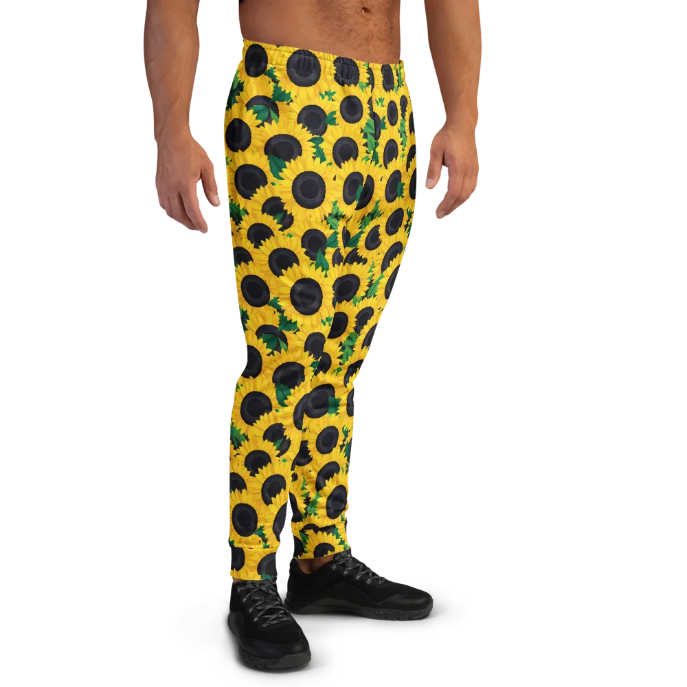 Sunlit Abundance on Men's Joggers — Right