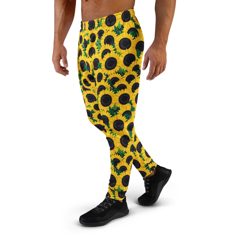 Sunlit Abundance on Men's Joggers — Left