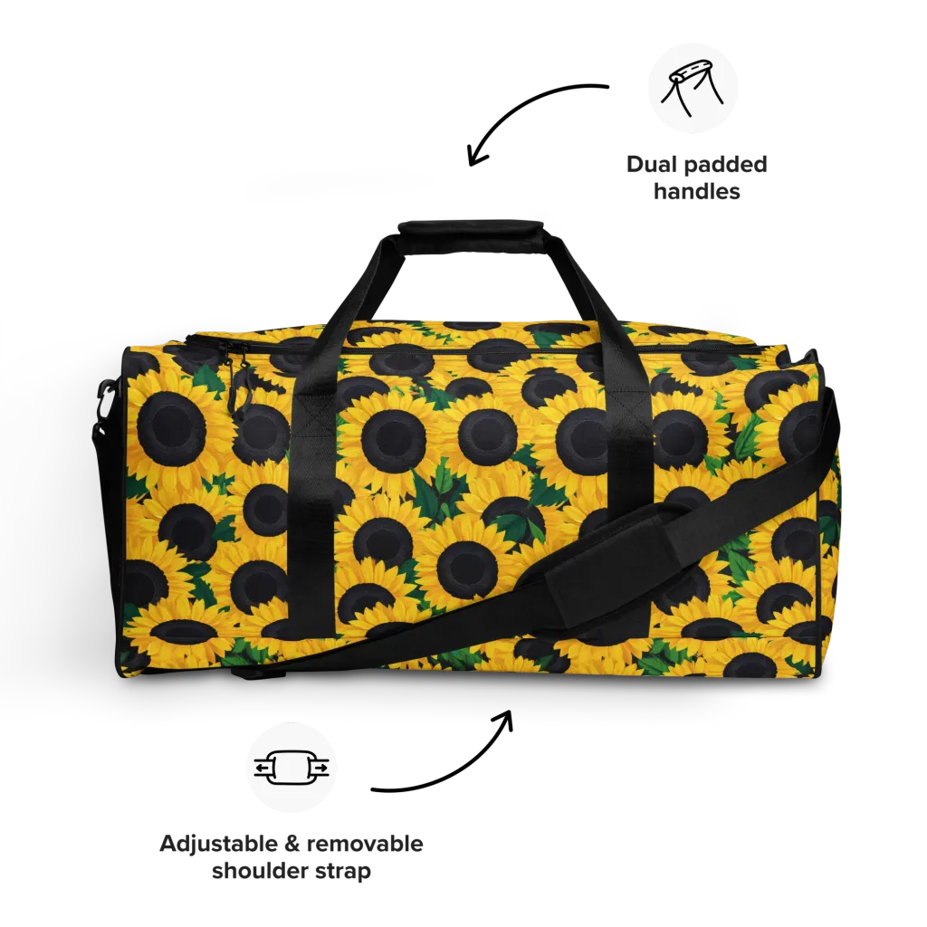 Sunlit Abundance on Duffle Bag — Front