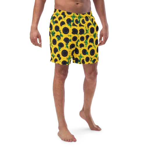 Sunlit Abundance on a Swim Trunks