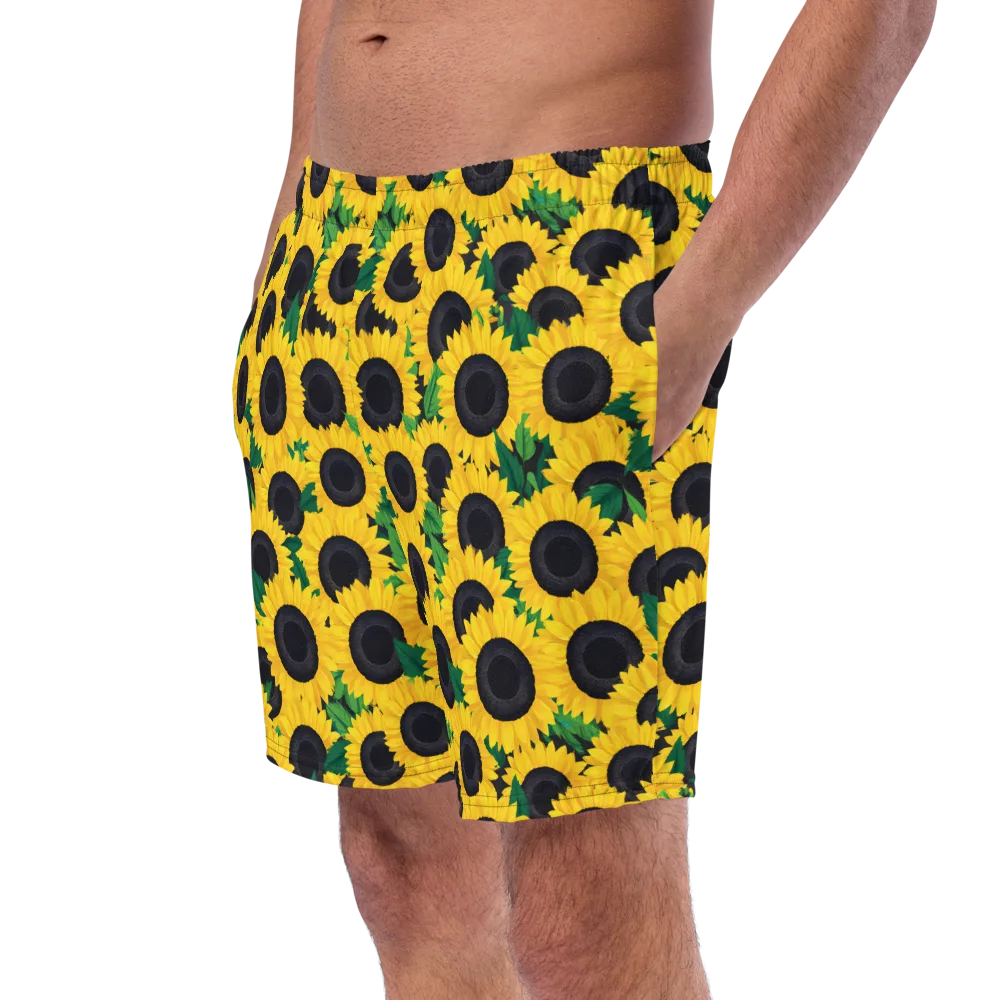 Sunlit Abundance on Swim Trunks — Left Front
