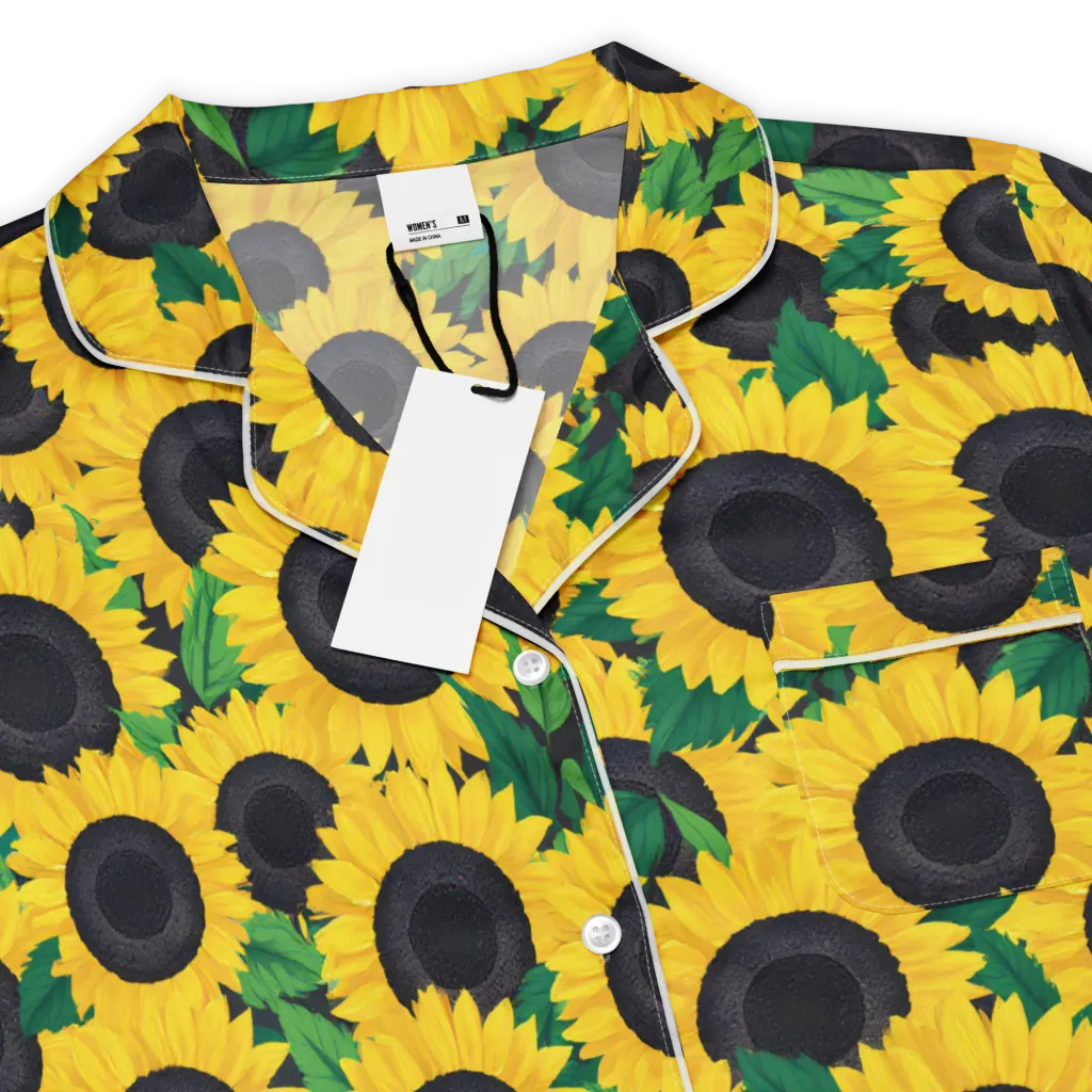 Sunlit Abundance on Women's Short Sleeve Pajama Top — Product details