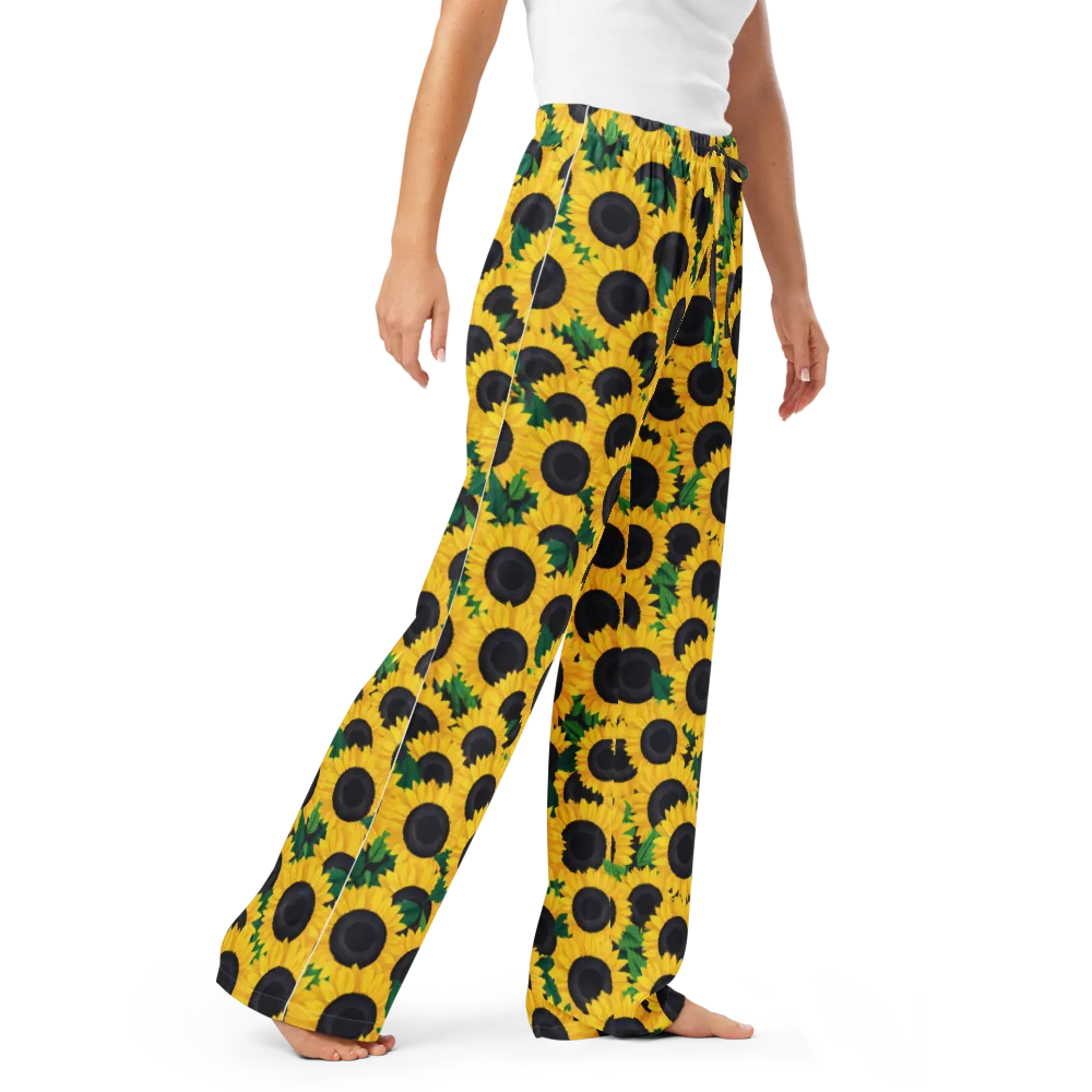 Sunlit Abundance on Women's Pajama Pants — Right Front