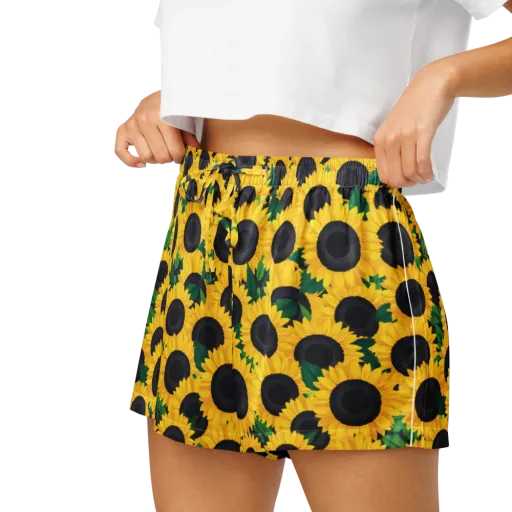 Sunlit Abundance on a Women's Pajama Shorts
