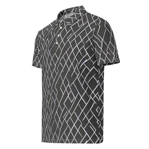 Ivory Cipher on a Men's Slim Fit Polo Shirt