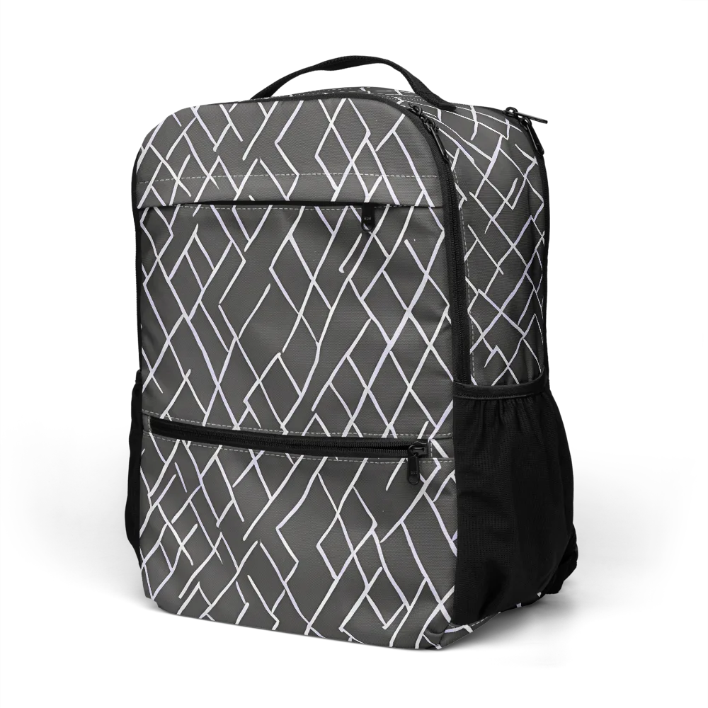 Ivory Cipher on Utility Backpack — Left Front