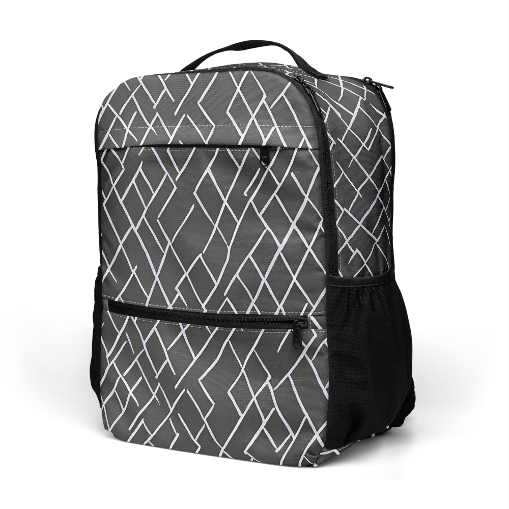 Ivory Cipher on Utility Backpack — Left Front