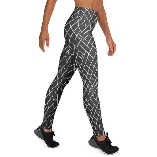 Ivory Cipher on a Yoga Leggings