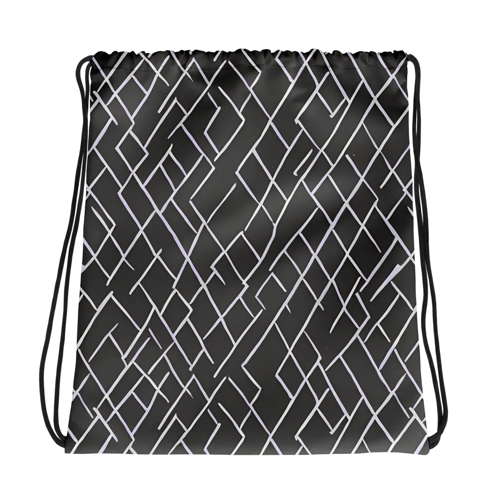 Ivory Cipher on Drawstring Bag — Photo